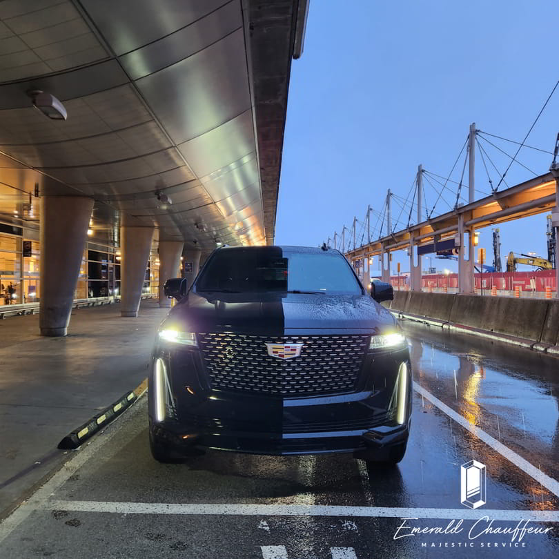 Black Cadillac Escalade 2022